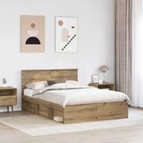  Konstrukcija postelje Oreh 140 x 190 cm Konstruiran les, (5000104493) | Shoptok.si