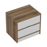 Hanah home Elina 8171 Noćni stočić, 54x40x47 cm, Krem-beli | Eponuda.ba