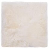  Jastučići za stolice 2 kom bijeli 40 x 40 cm prava ovčja koža | Eponuda.com