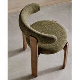 Kave Home Kaki zelena/smeđa blagovaonska stolica od čvrste jeseni Granite – | shoptok.hr