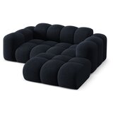 Cosmopolitan Design Tamno plava kutna garnitura od šenila (s desnim kutom/s ležaljkom) Treno – | shoptok.hr