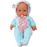 Mala lutka beba u odjeći s kapuljačom - svijetlo plava - 21 cm | shoptok.hr