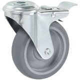  Okretni kotačići s otvorom za vijke 8 kom 100 mm | shoptok.hr