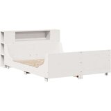 vidaXL Okvir kreveta bez madraca bijeli 160x200 cm od masivne borovine | shoptok.hr