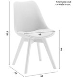 Bessagi Home stol rocksi, temno siva | Shoptok.si