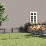  Kavez za pse crni 40 m² čelični Cijene