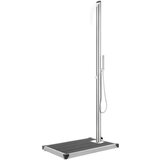  Vrtni tuš s sivim podstavkom 225 cm nerjaveče jeklo, (21416163) u