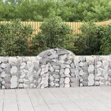  Lučne gabionske košare 6 kom 200x30x80/100 cm pocinčano željezo | shoptok.hr