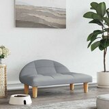 Krevet za pse svjetlosivi 70x52x30 cm od tkanine | Eponuda.com