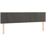  Krevet s oprugama i madracem tamnosivi 160x200 cm baršunasti | shoptok.hr