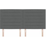  Uzglavlje Tamno siva 180 cm tkanina | shoptok.hr