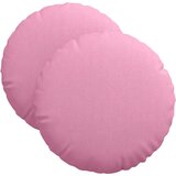  Jastučići za sjedenje 2 pcs Ružičasta Ø40 x 13 cm tkanina | shoptok.hr