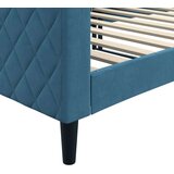  Dnevni krevet plavi 90 x 200 cm baršunasti | shoptok.hr
