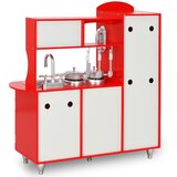  Dječja kuhinja za igru MDF 84 x 31 x 89 cm crvena | Eponuda.ba