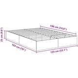  Ottomanska postelja Star les 193 x 120 x 25 cm Iverna plošča, (5000141894) | Shoptok.si