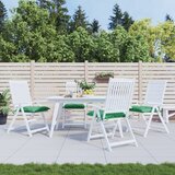 vidaXL Jastuci za stolice 4 kom zeleni 40 x 40 x 7 cm tkanina Oxford | shoptok.hr