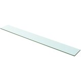 vidaXL Polica Prosojno Steklo 100x12 cm, (20765258) Cene