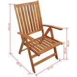  Set namještaja Smeđa boja drva | shoptok.hr