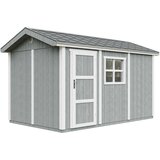 Timbela Vrtna hišica vrhunske kakovosti 8,68 m² - V252x250x412 cm - s tlemi in bitumenskimi ploščicami - M914-CAVERN STEEL, (5000117256) | Shoptok.si