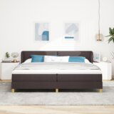  Box Spring postelja z vzmetnico smetana 90x200 cm tkanina Komplet 6, (22051065) | Shoptok.si
