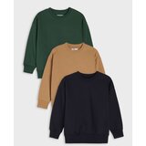 Sinsay Pamučne dukserice crewneck 3 pack | shoptok.hr