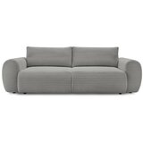 Bobochic Paris Tamno siva sklopiva sofa od samta 257 cm Lucien – Cijene