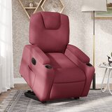 Maison Chic Električni naslanjač - Relax naslanjač s funkcijo vstajanja vinsko rdeč, (22062652) | Shoptok.si