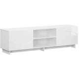  TV stalak 140 x 34 5 x 40 cm Bijela visokog sjaja - Bijela visokog sjaja 140 x 34 5 x 40 cm | shoptok.hr