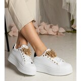 Gemre Black and white sneakers adorned with a butterfly with rhinestones Kariba | shoptok.hr