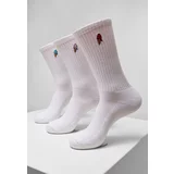 MT Accessoires Ice Cream Socks 3-Pack White