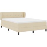  Čvrsti krevet s madracem Krem 140x200 cm Tkanina | shoptok.hr