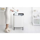 Brabantia Bo Touch Bin Hi 2 x 30 L - White | Shoptok.si