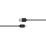 Deltaco Lightning kabel, 1m, Apple C189 čipset, MFi, FSC-označeno pakiranje, črna | Shoptok.si