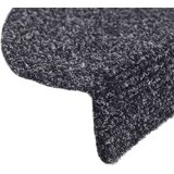 vidaXL Samoljepljivi otirači za stepenice 30 kom tamnosive 56x17x3 cm | shoptok.hr