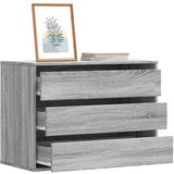  Kutna komoda s ladicama boja hrasta sonome 80x41x58 cm drveni | shoptok.hr