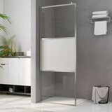 Pregrada za tuširanje s napola mutnim staklom ESG 90 x 195 cm | shoptok.hr