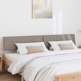  Tapecirani uzglavlje Sivo-smeđa 200 cm Čvrsto borovo drvo | shoptok.hr