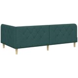  Kutni okvir kreveta Tamnozelena 90 x 200 cm tkanina | shoptok.hr