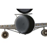  Zidni sat Home ESPRIT zlatan Srebrna Metal Avion Vintage 143 x 20 x 46 cm | shoptok.hr