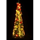  Umjetno božićno drvce 100 LED žarulja zeleno 150 cm | shoptok.hr