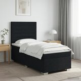  Boxspring krevet s madracem Crna 80 x 200 cm Tkanina 80 x 200 x 140.5 cm | Shoptok.si