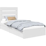  Krevet s od storage Bijelo 70 x 190 cm Konstruirano drvo | shoptok.hr