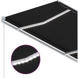  Tenda na ručno uvlačenje s LED svjetlima 300 x 250 cm antracit | shoptok.hr