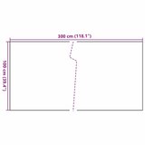 Balkonski zaslon antracit 300 x 100 cm od poliratana | shoptok.hr