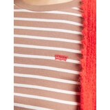 Levi's Majica svetlo rjava / bela | Shoptok.si