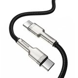 Baseus kabel tipa C do tipa C PD100W Power Delivery Cafule metalni kabel 1 metar crni | shoptok.hr