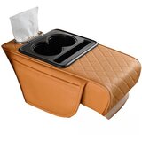 INF Naslonjalo za roke za avto s prešitim dizajnom Orange, (21779539) | Shoptok.si