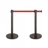  Ari Metal stub barijera AM 7570 crni, 90cm sa trakom 2,5m ( H264 ) Cene