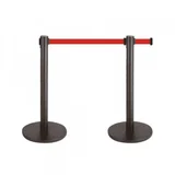 Ari Metal stub barijera AM 7570 crni, 90cm sa trakom 2,5m ( H264 )