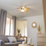  ZEVENTI - Plafonski ventilator FAMARA 1xE14/60W/230V bež | Eponuda.com